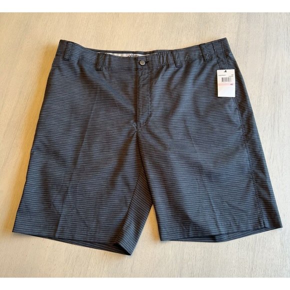Callaway Other - Men’s Callaway Opti Stretch Caviar Black Gray Golf Shorts Size 40‎ NWT